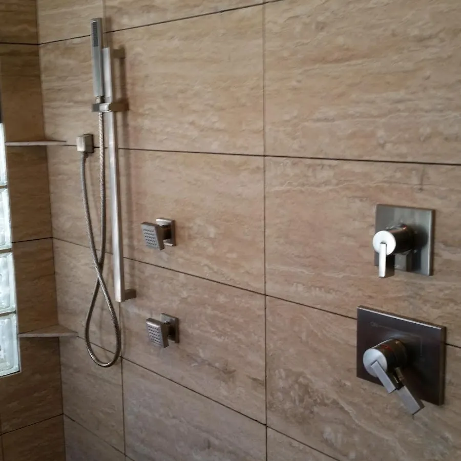 Shower fixture installation for Water Heater Replacement in Johns Creek